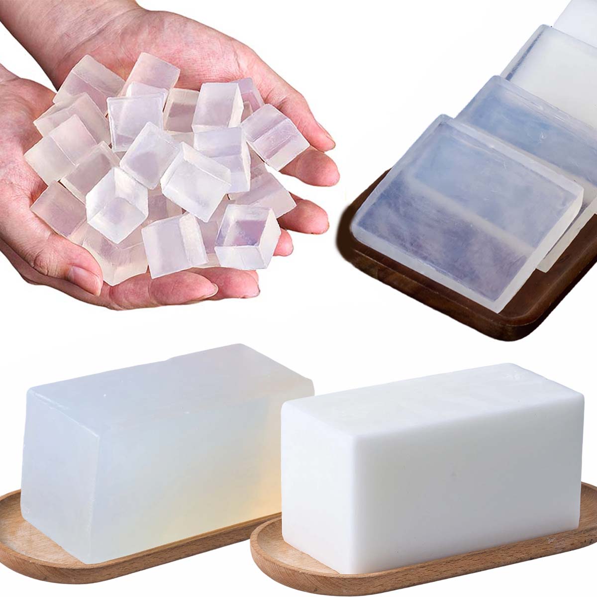 Soap Making Glycerin - 1000g base de sabão de glicerina