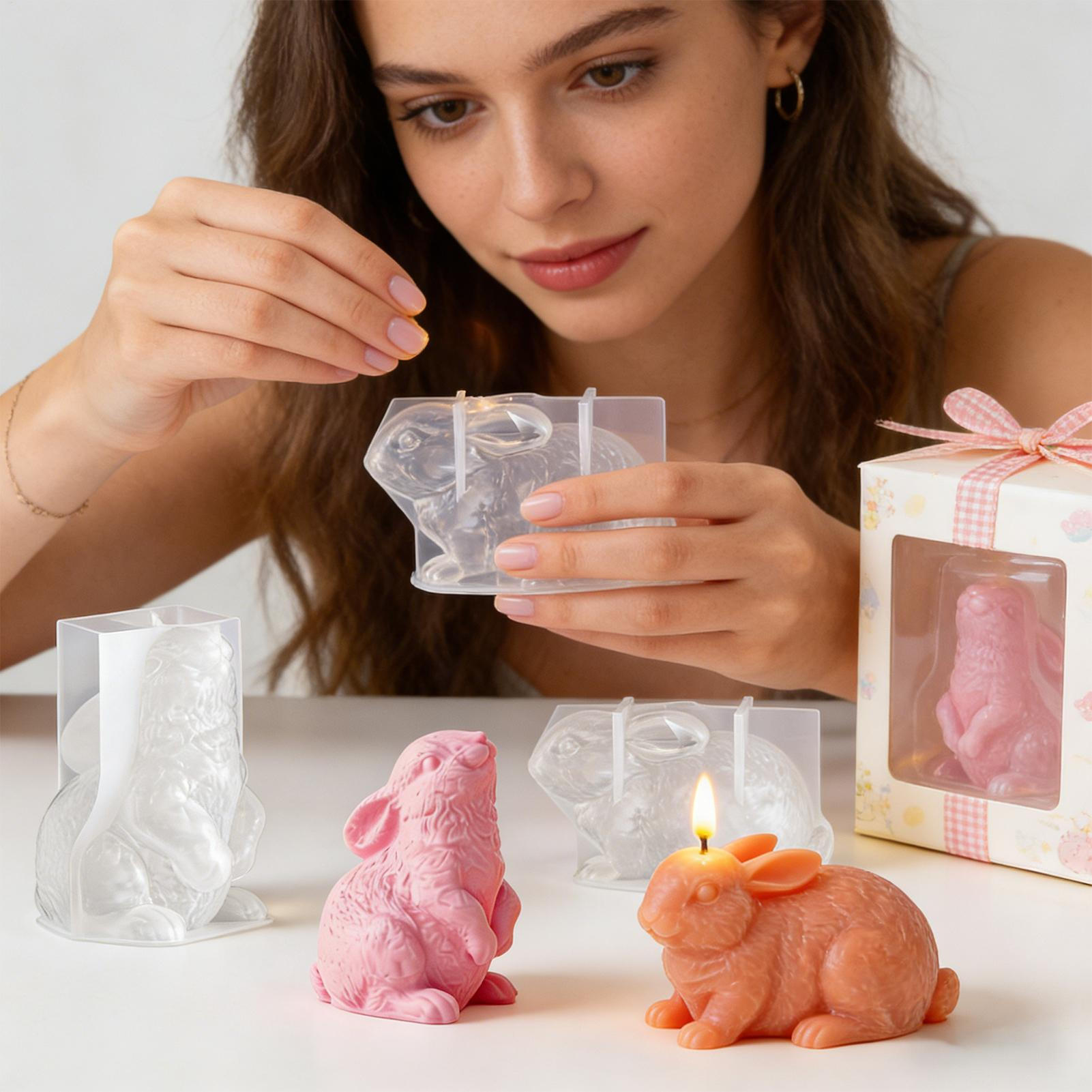 Molde de silicone de coelho 3d - Soap Making Friends avaliação e preço