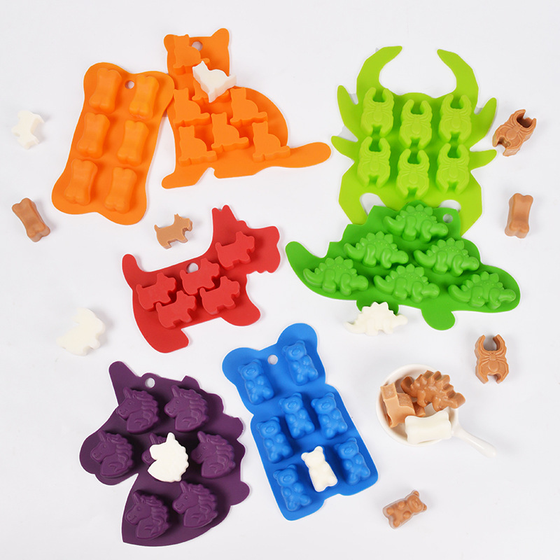 Animal Urso Gato Forma Silicon - Soap Making Jelly avaliação e preço