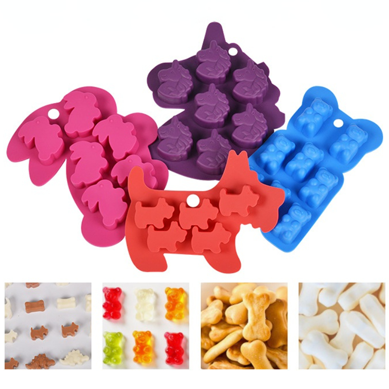 Animal Urso Gato Forma Silicon - Soap Making Jelly avaliação e preço