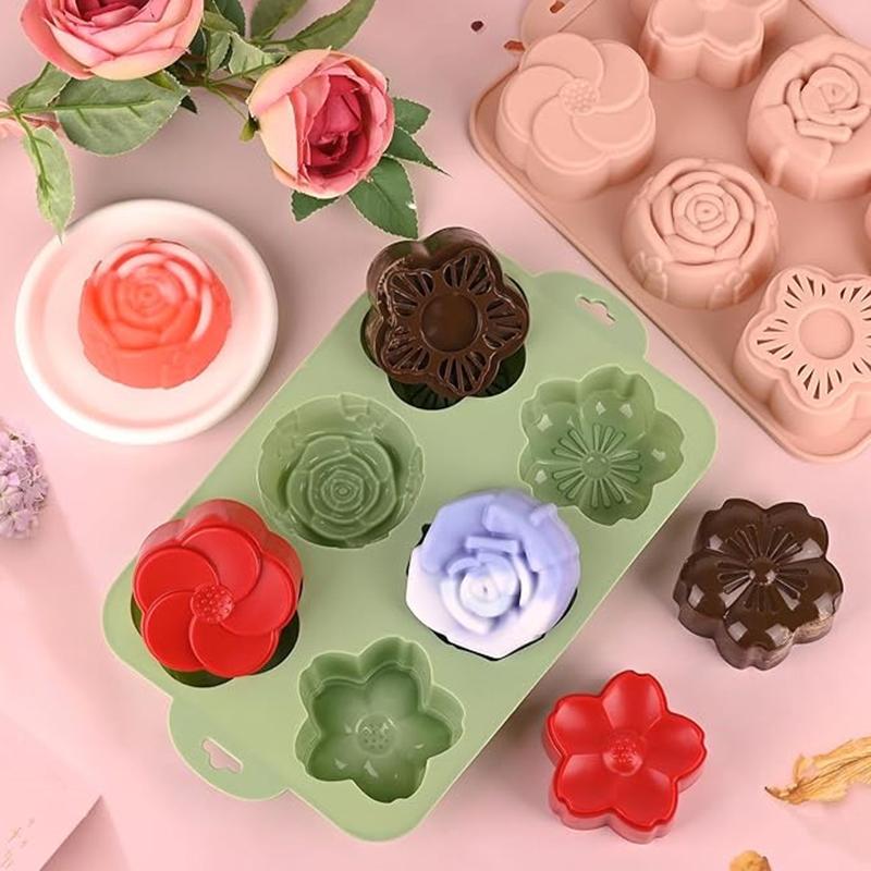 Molde de silicone SU Flower, 6 - Soap Making Jelly avaliação e preço