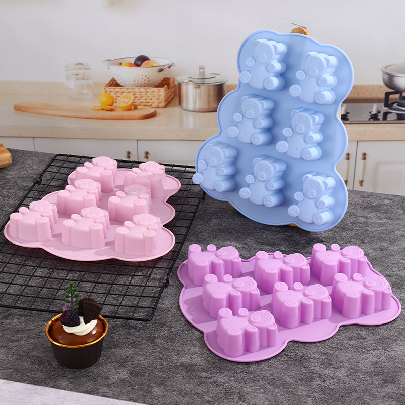 Moldes de urso de goma de sili - Soap Making Jelly avaliação e preço