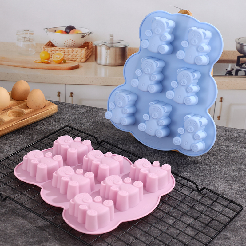 Moldes de urso de goma de sili - Soap Making Jelly avaliação e preço