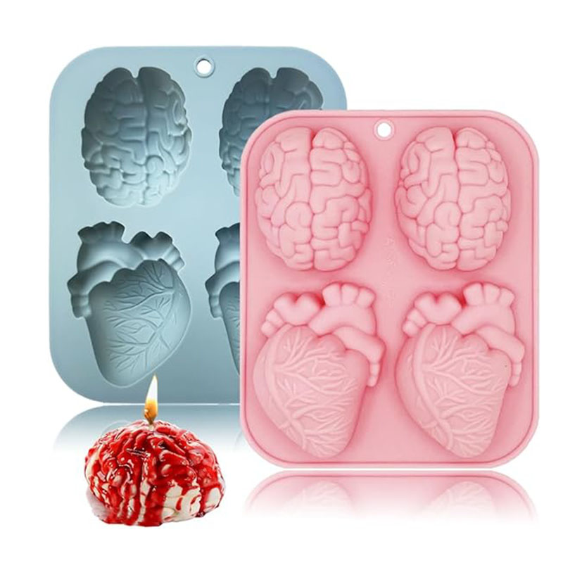 Moldes de silicone para cérebr - Soap Making Jelly avaliação e preço