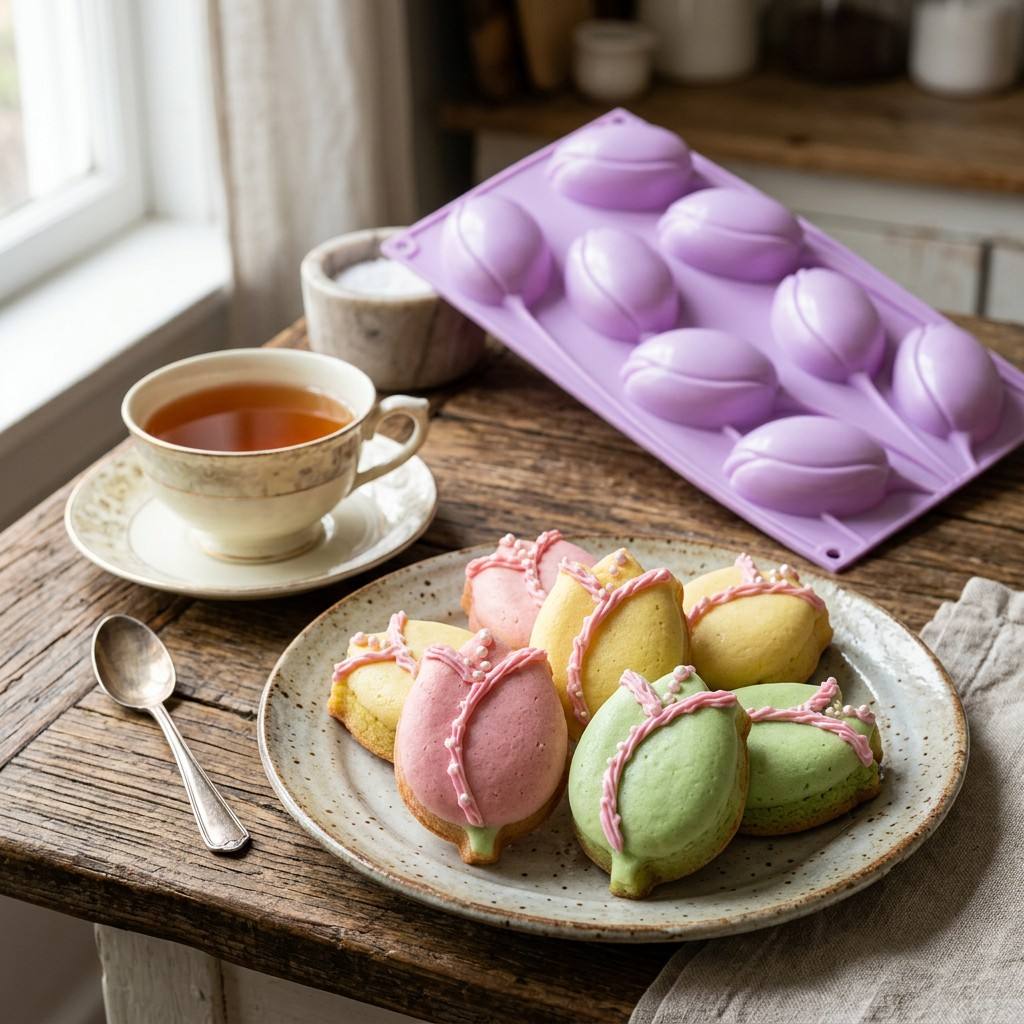 Forma de Silicone Tulipa com 8 - Soap Making Jelly avaliação e preço